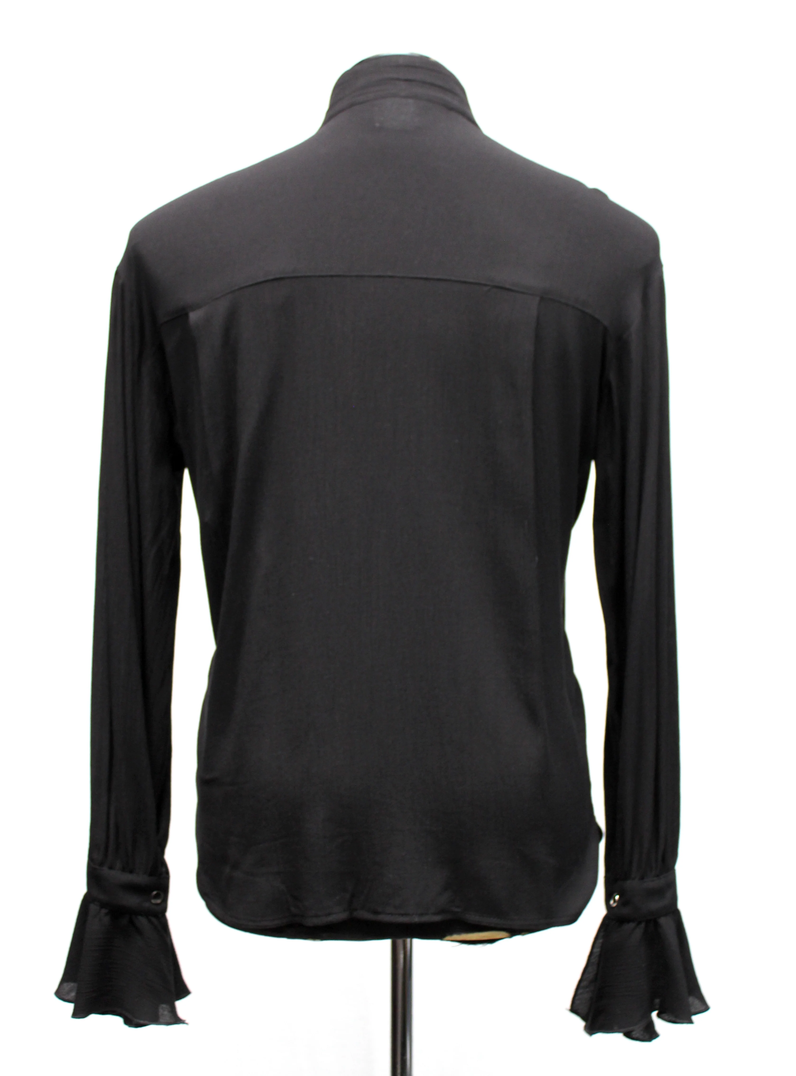 LOUIS XIV SHIRT - BLACK GABARDINE - Image 4