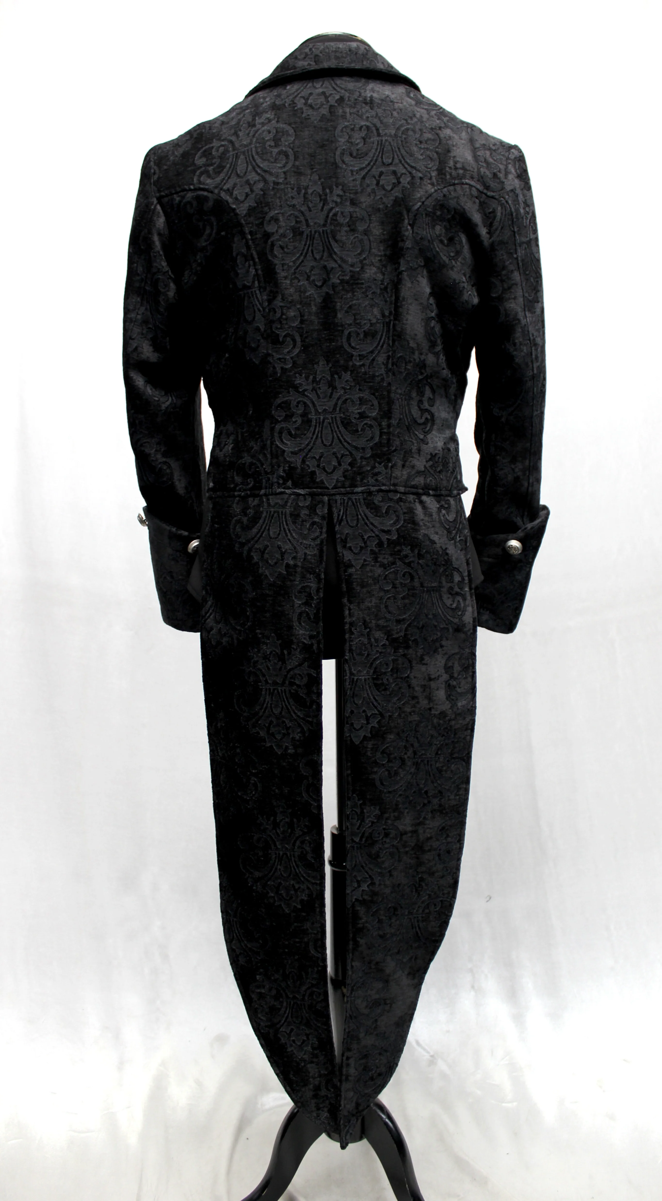 IMPERIAL TAILCOAT - BLACK VELVET BROCADE - Image 4