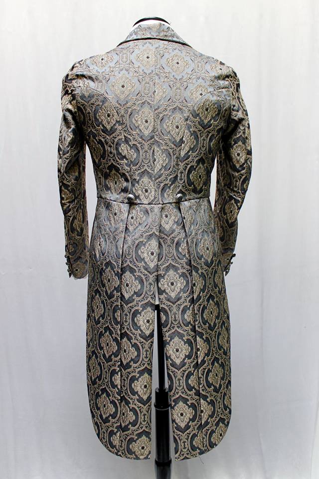 MONTE CRISTO TAILCOAT - BLUE BROCADE - Image 5