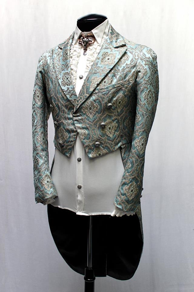MONTE CRISTO TAILCOAT - GREEN BROCADE - Image 3