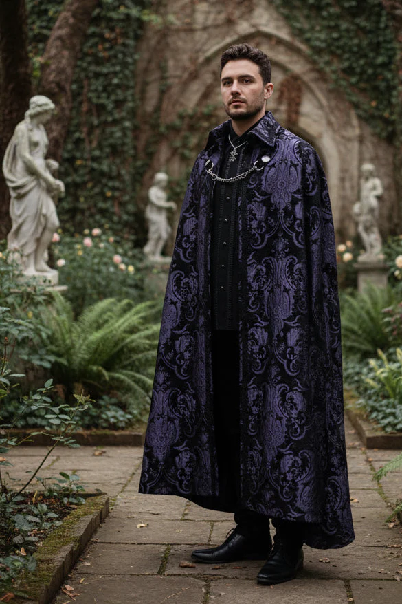 CLOAK OF DARKNESS - PURPLE AND BLACK TAPESTRY - Image 6