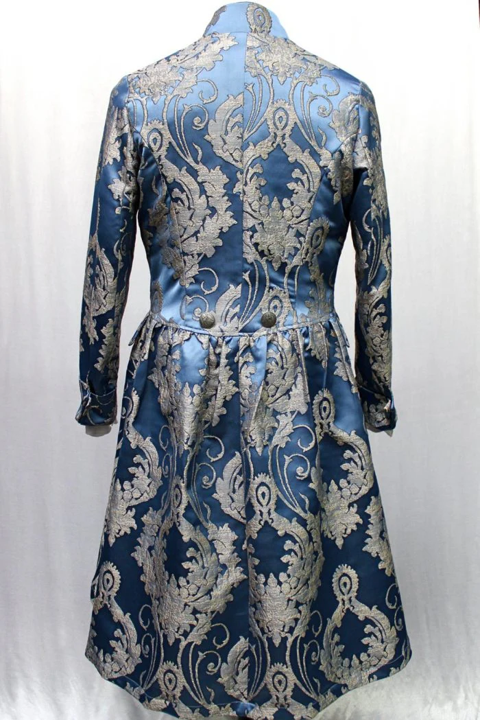 ORDER OF THE DRAGON COAT - ICE BLUE BROCADE - Image 8