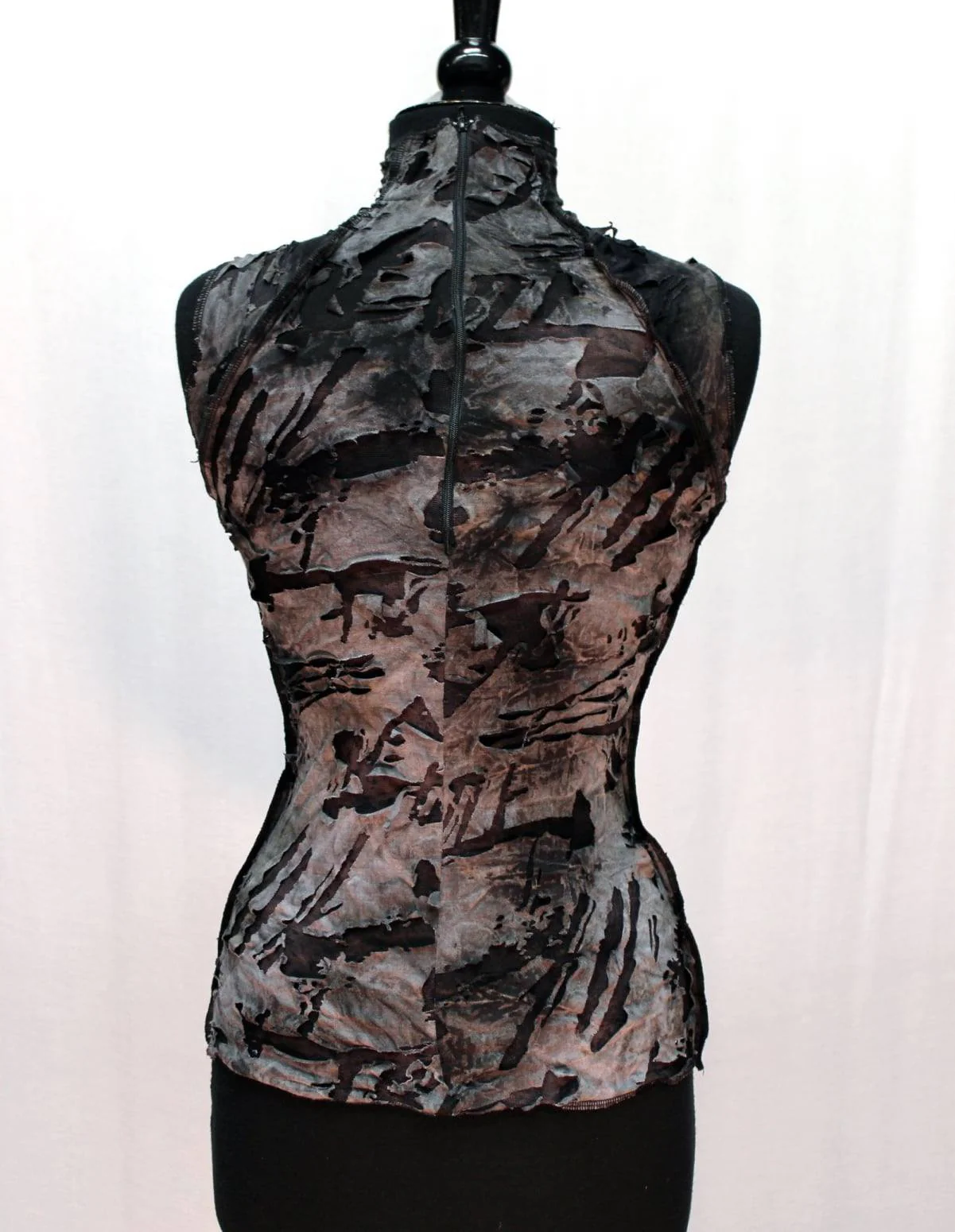 WASTELAND TOP - Grey Zombie Fabric - Image 4