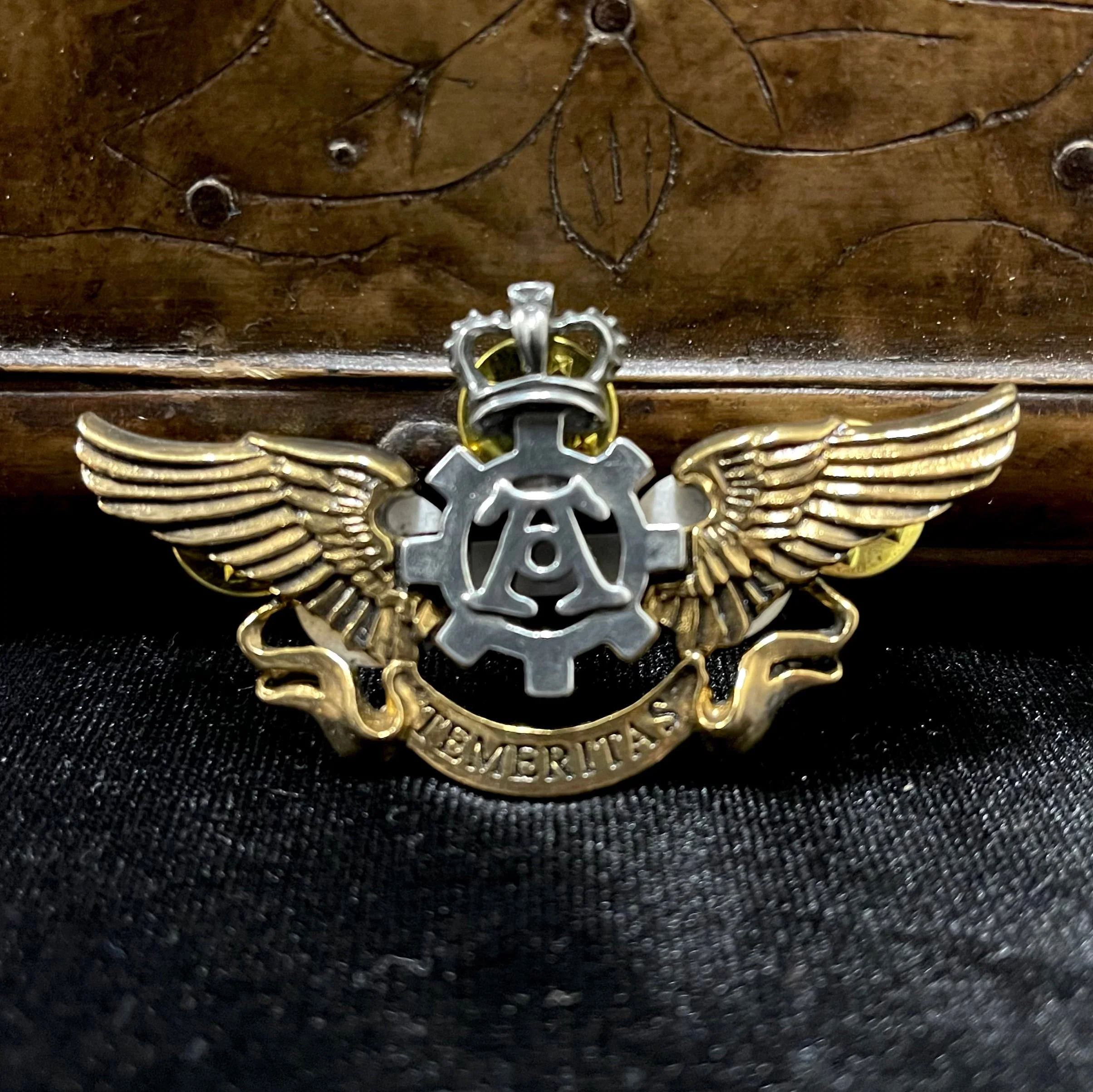 ALCHEMY STEAMPUNK WINGS PIN - Image 3