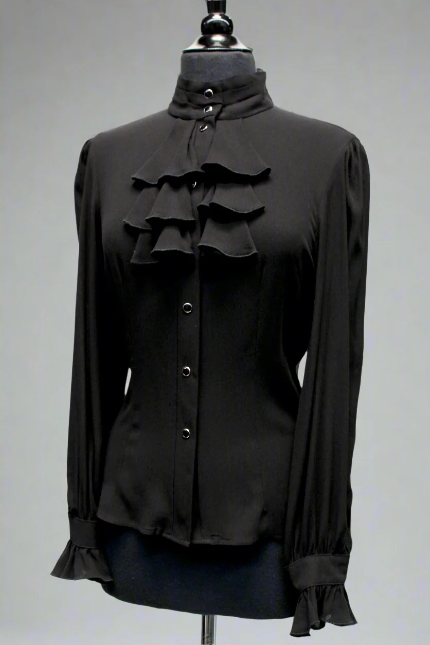 ANTOINETTE TOP - BLACK - Image 3