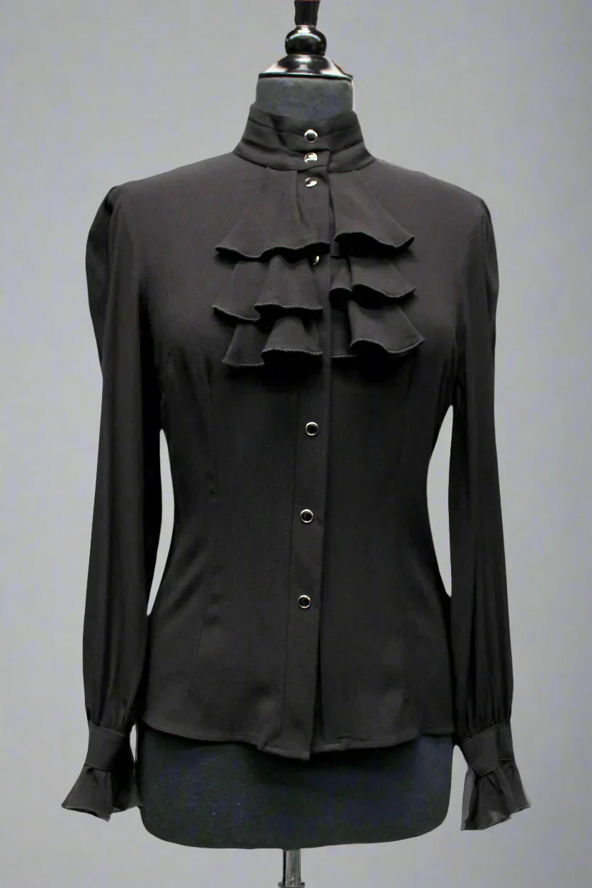 ANTOINETTE TOP - BLACK - Image 4