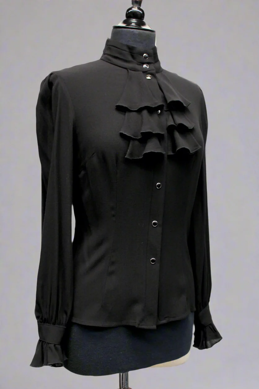 ANTOINETTE TOP - BLACK - Image 5