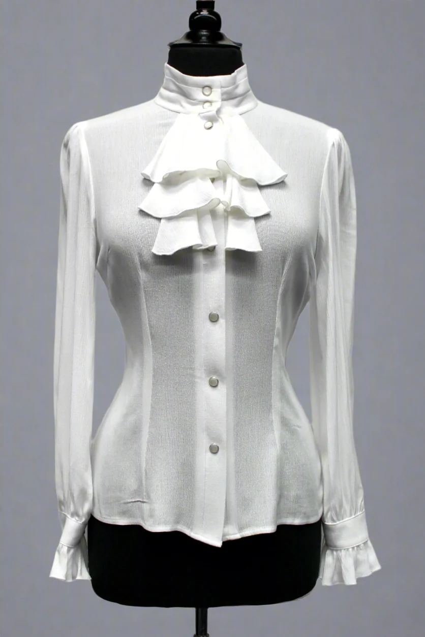 ANTOINETTE TOP - WHITE - Image 4
