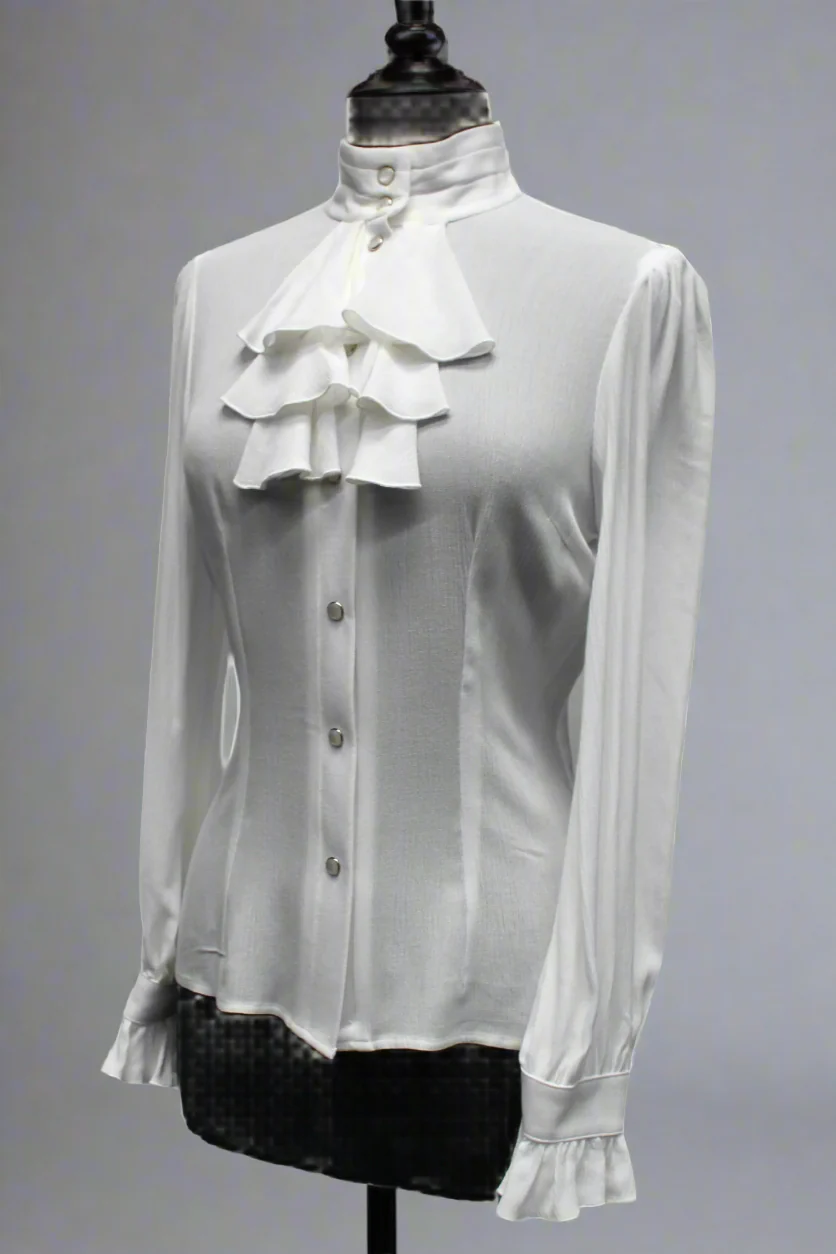ANTOINETTE TOP - WHITE - Image 5