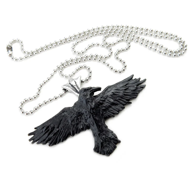 BLACK RAVEN NECKLACE - Image 3