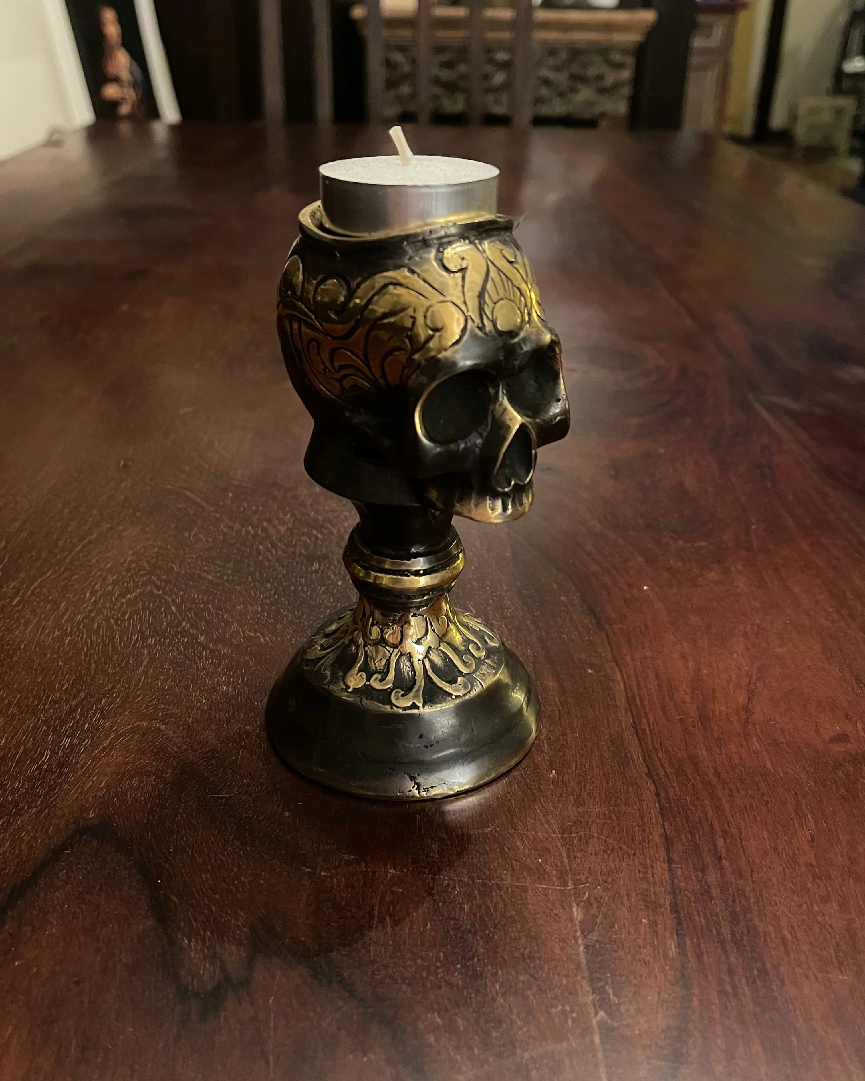 BRASS SKULL BOWL - Image 4