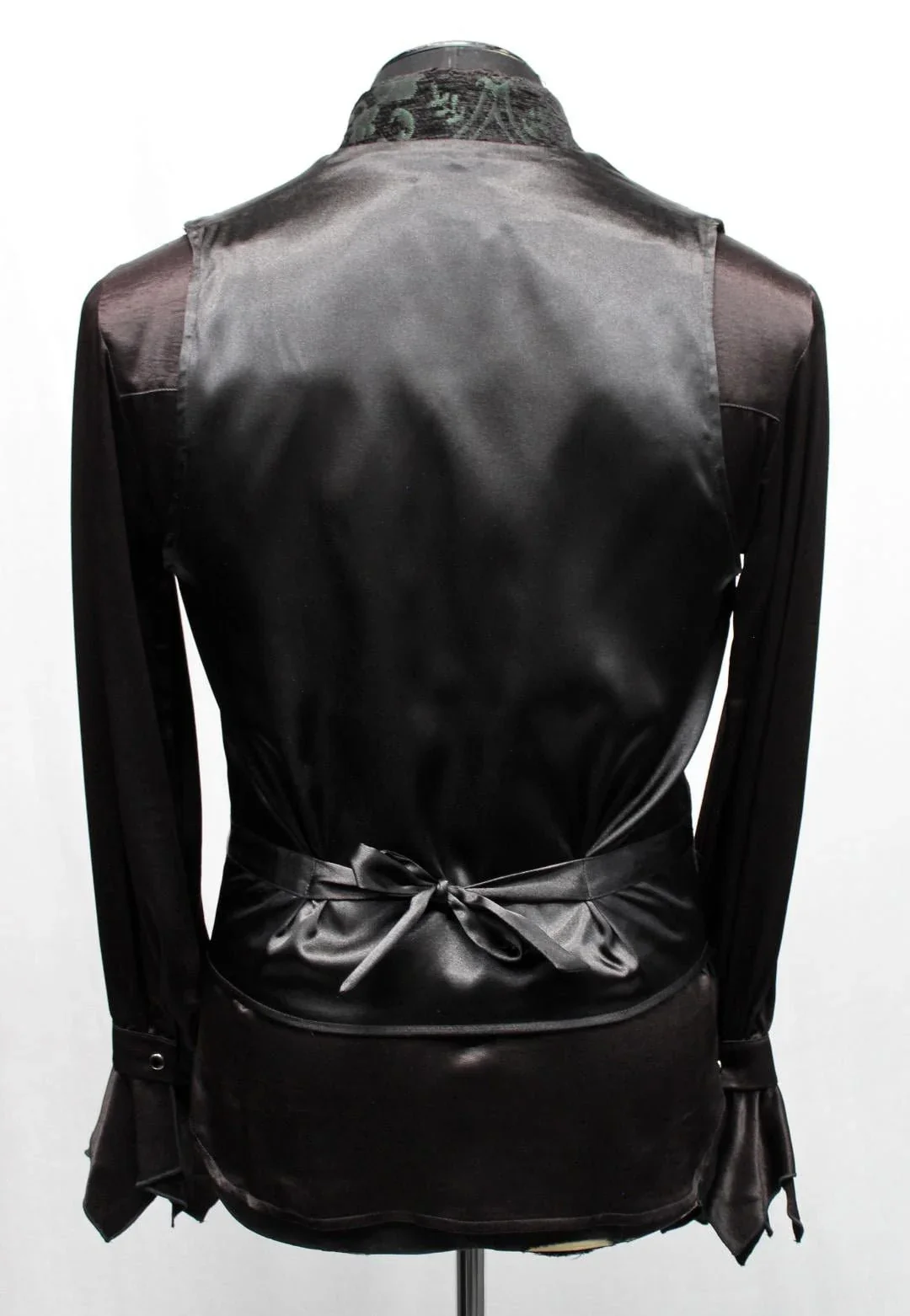CAVALIER VEST - SILVER/BLACK TAPESTRY - Image 3