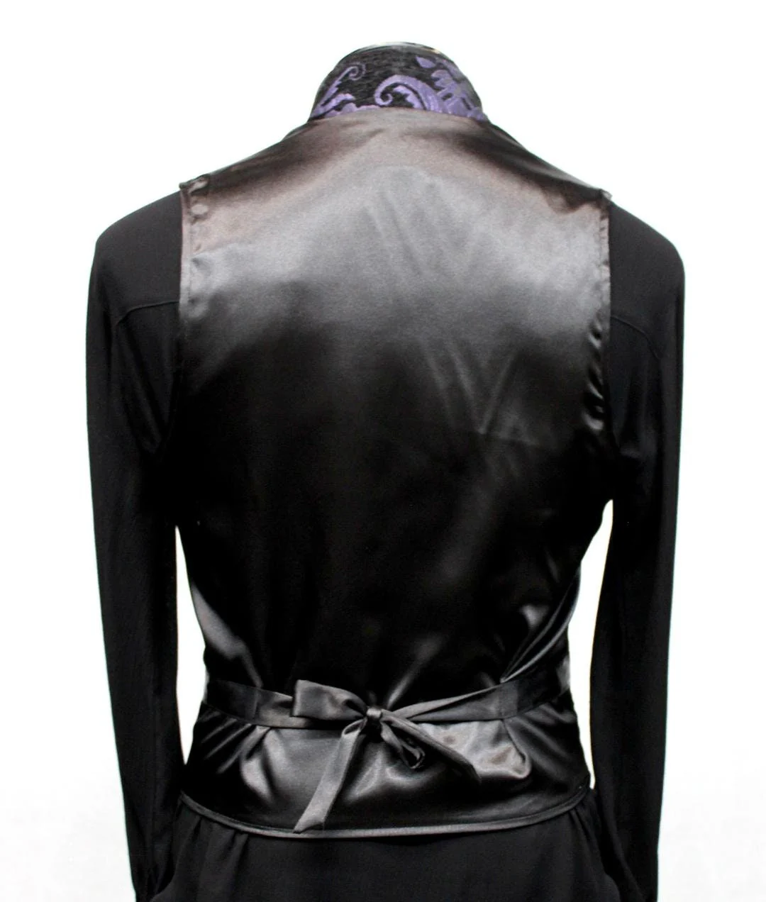 CAVALIER VEST - Purple/Black Tapestry - Image 4