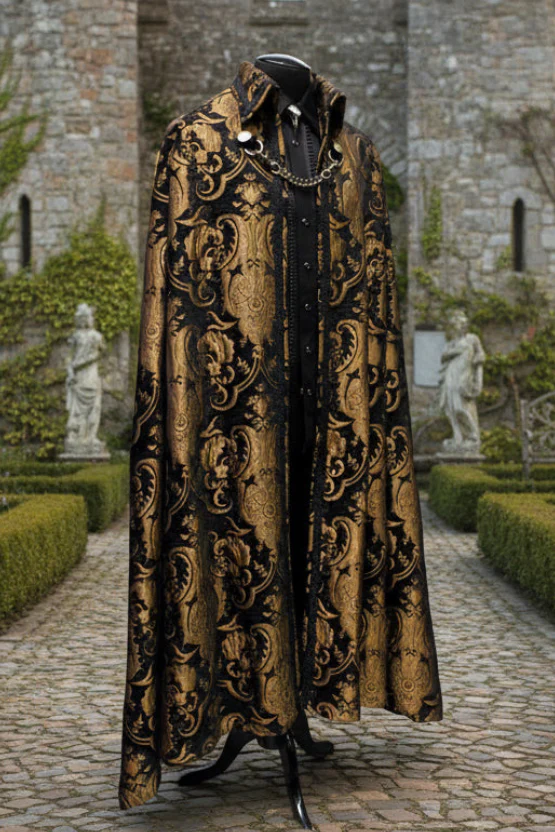 CLOAK OF DARKNESS - GOLD AND BLACK TAPESTRY - Image 3