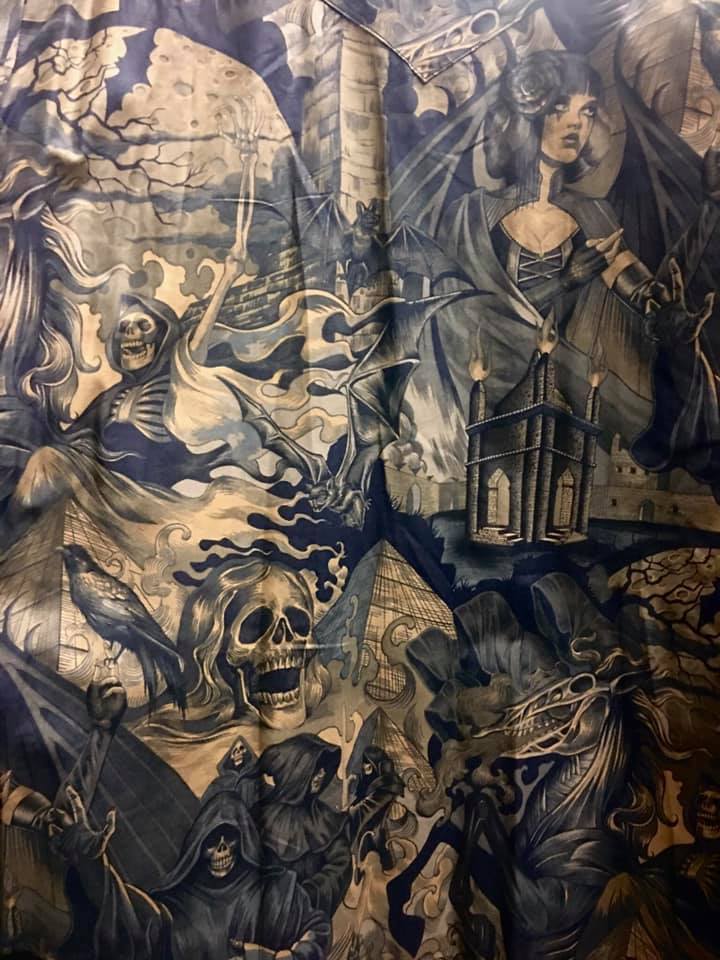 COWBOY SHIRT - HELLFIRE PRINT ANTIQUE - Image 4