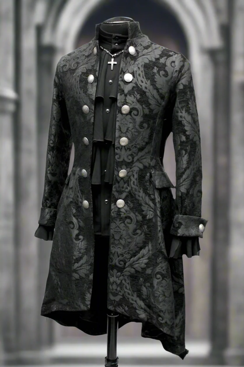 ORDER OF THE DRAGON COAT - BLACK TAPESTRY - Image 3
