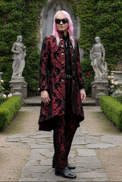 ORDER OF THE DRAGON COAT - RED/BLACK TAPESTRY - Image 6