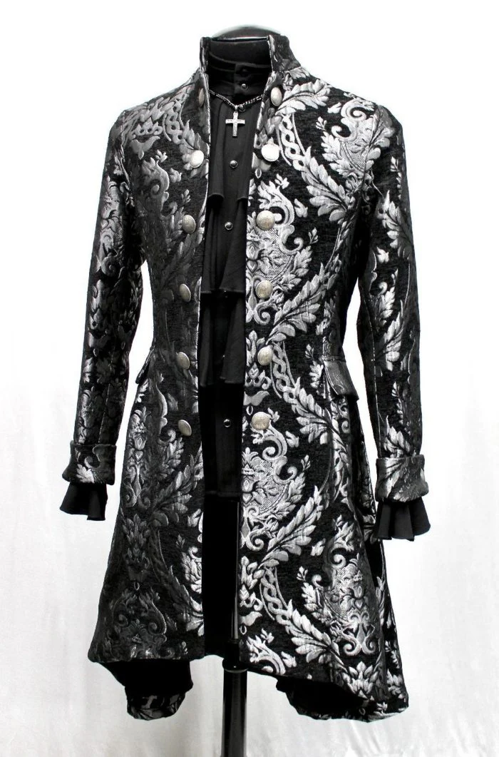 ORDER OF THE DRAGON COAT - SILVER/BLACK TAPESTRY - Image 5