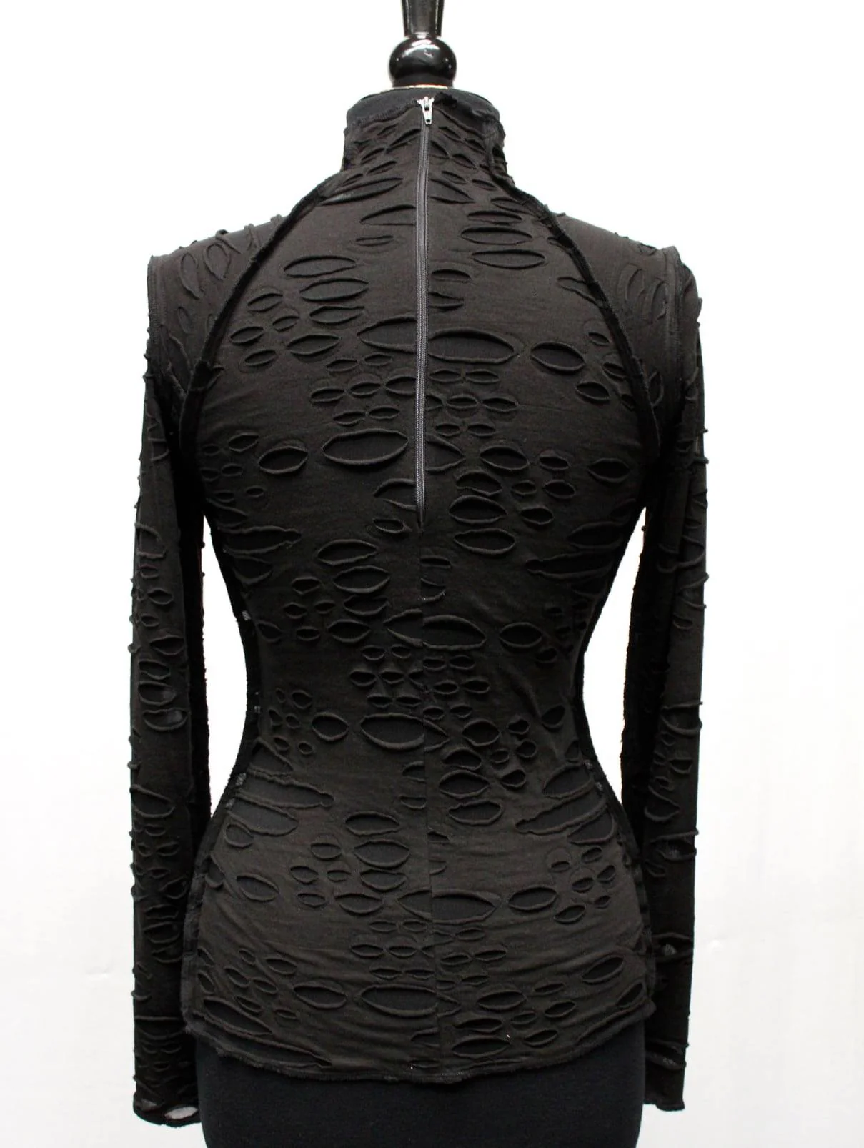 FUTURE SHOCK TOP - BLACK DECAYED FABRIC - Image 5