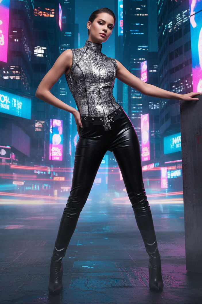 FUTURE SHOCK TOP SLEEVELESS - Silver Metallic - Image 3