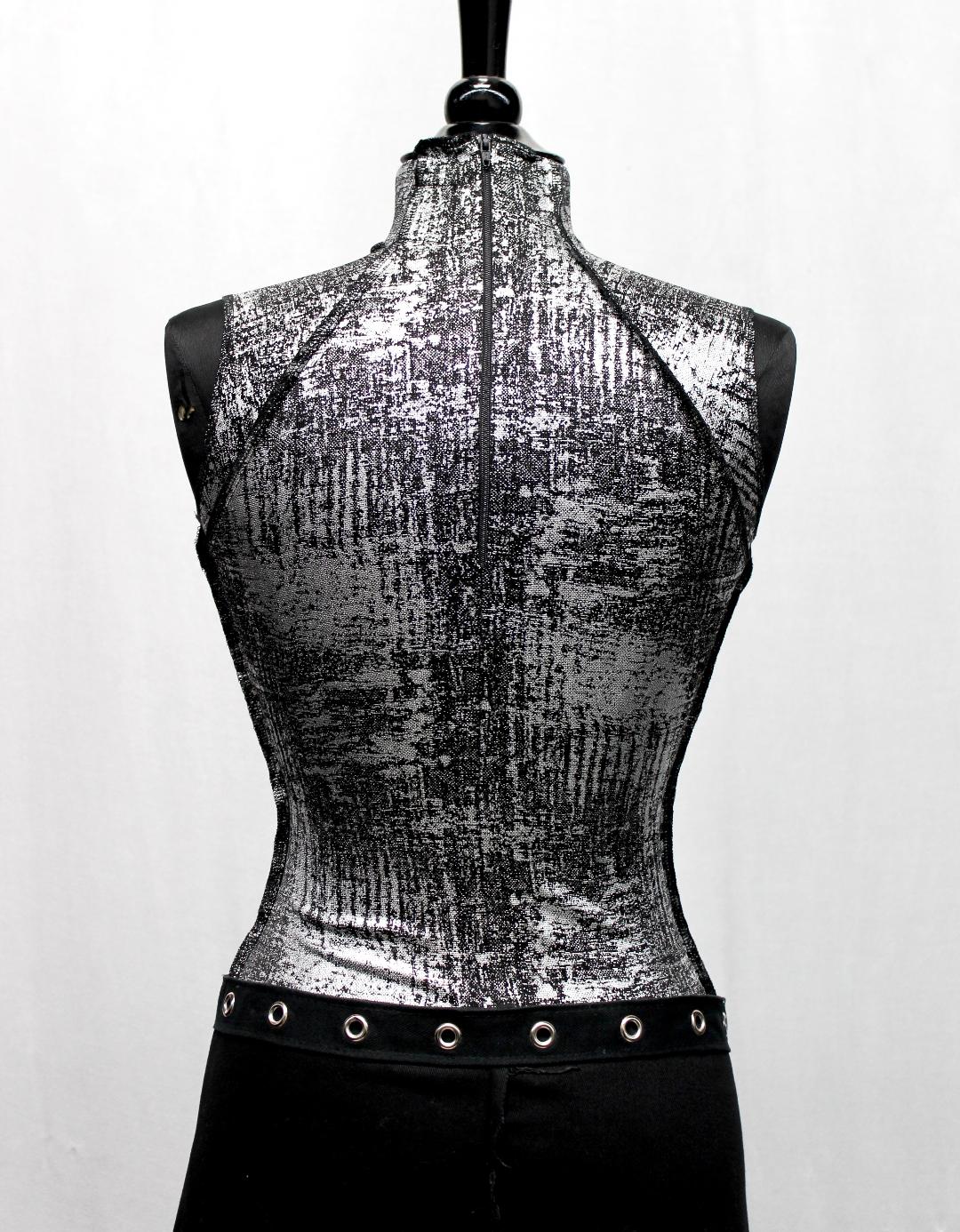 FUTURE SHOCK TOP SLEEVELESS - Silver Metallic - Image 4