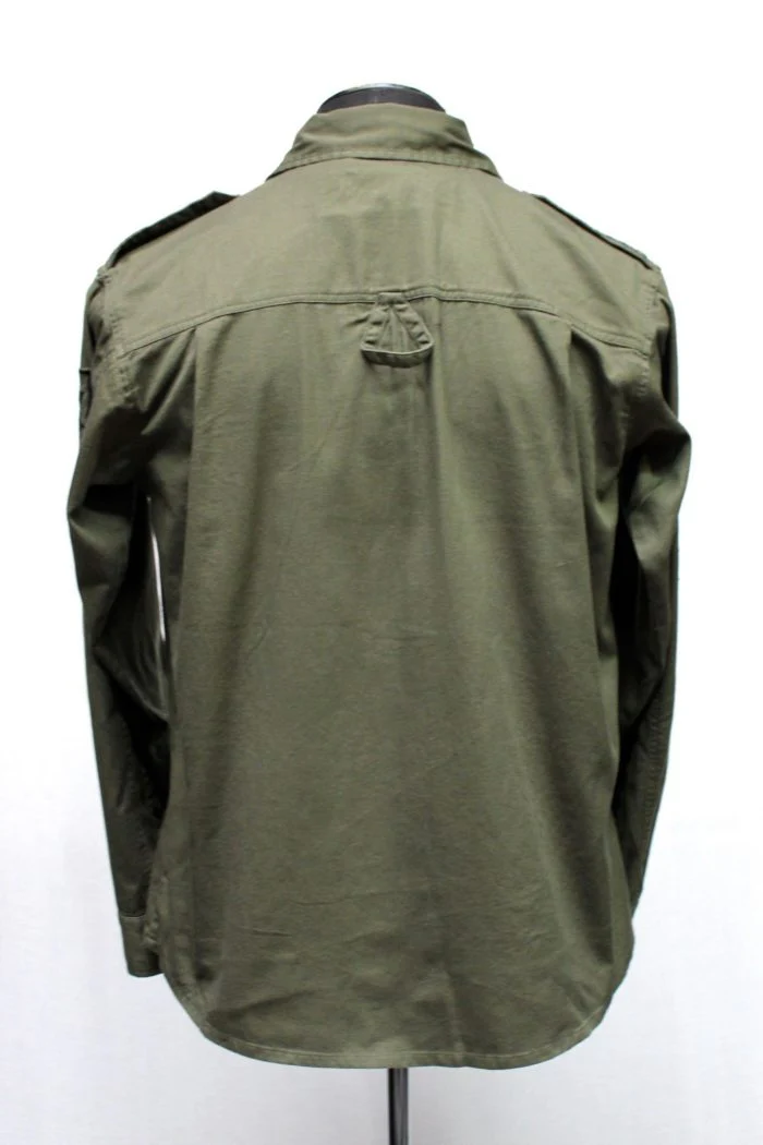 GUERRILLA ARMY SHIRT - OLIVE W/ BLACK - Image 4