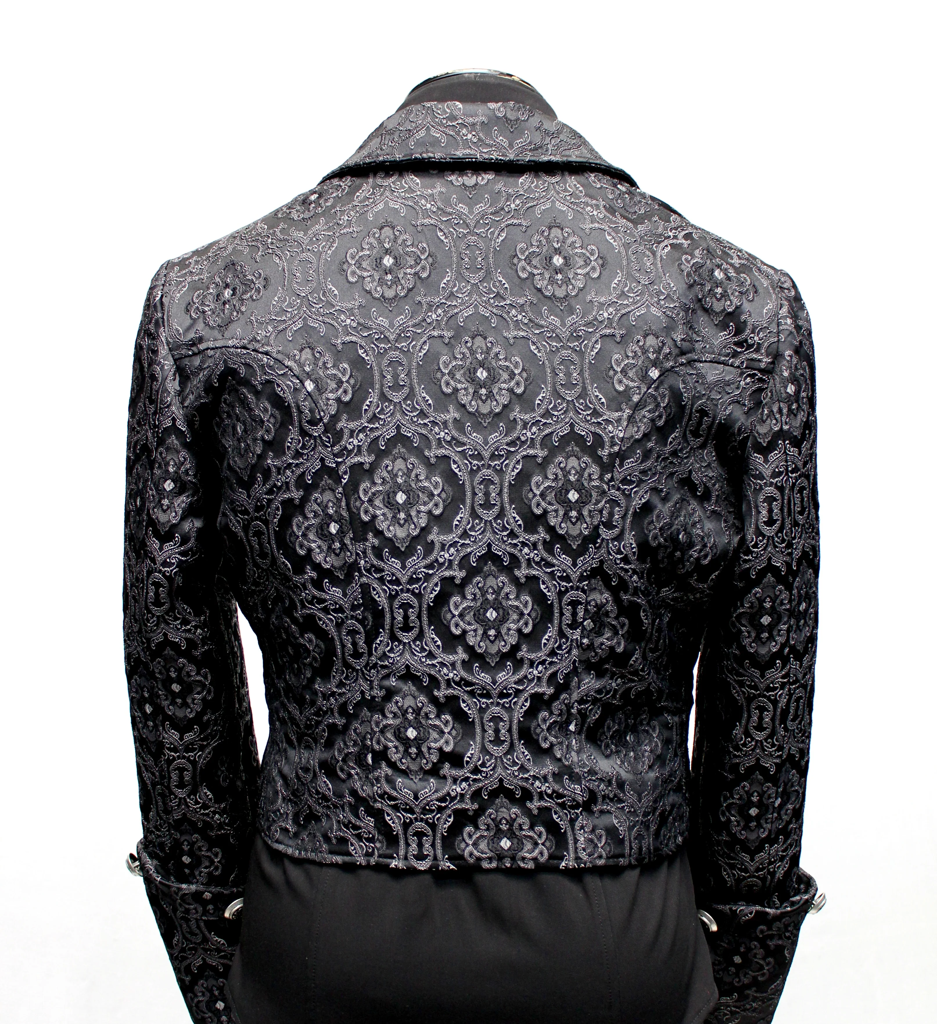 IMPERIAL JACKET - BLACK EDWARDIAN BROCADE - Image 5