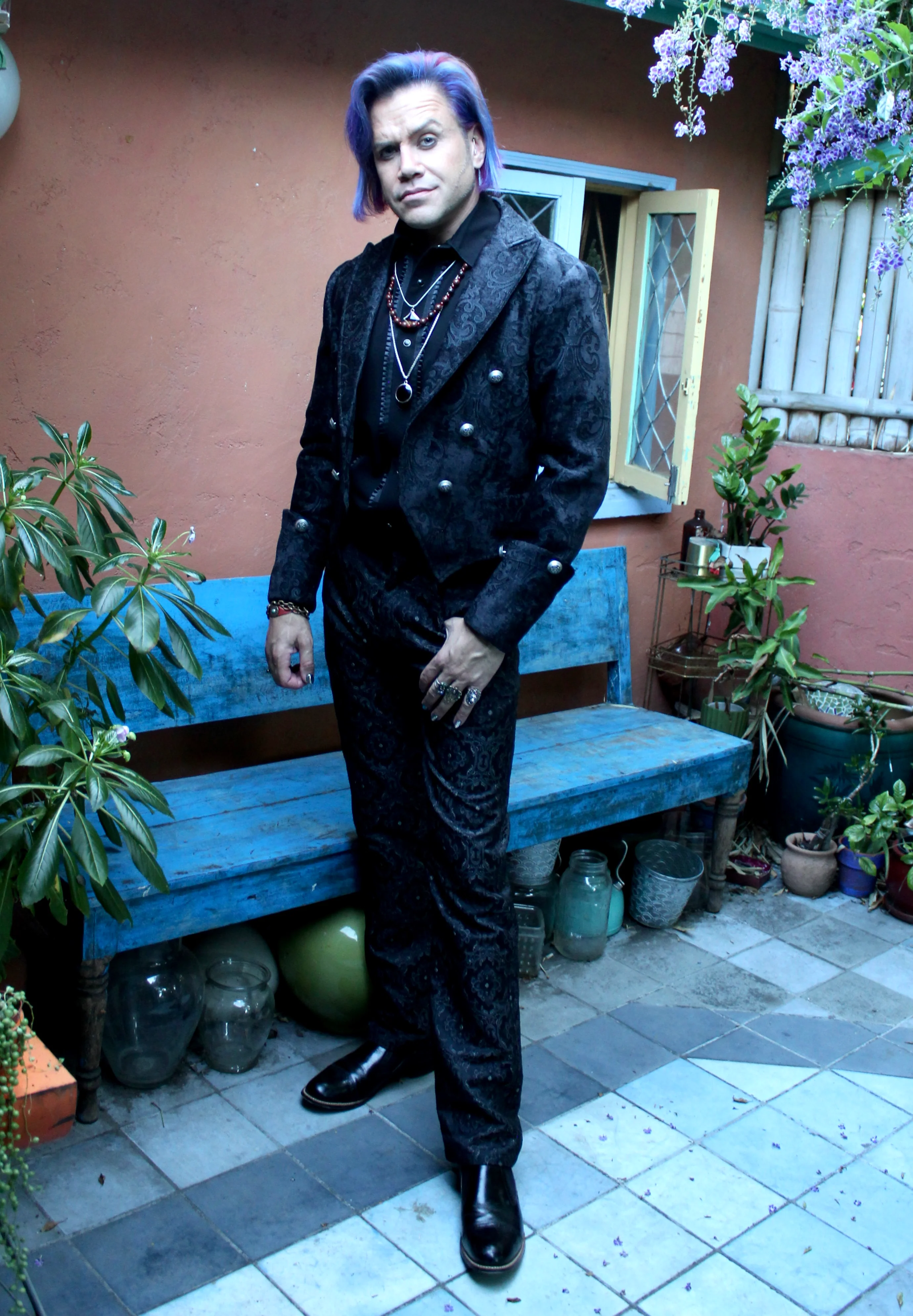 IMPERIAL JACKET - BLACK VELVET BROCADE - Image 5