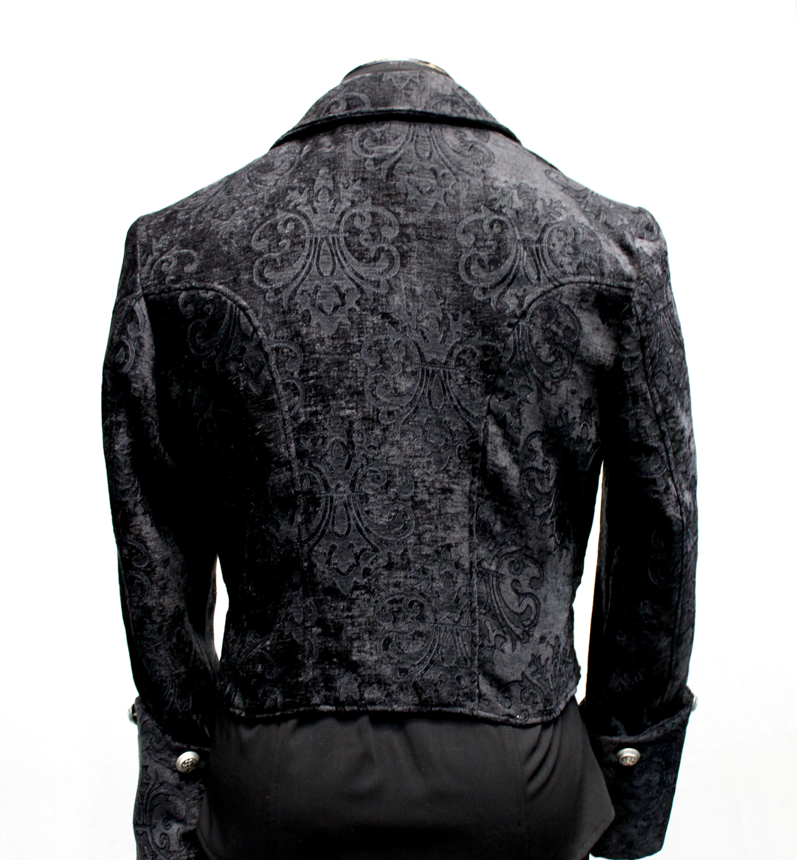IMPERIAL JACKET - BLACK VELVET BROCADE - Image 8