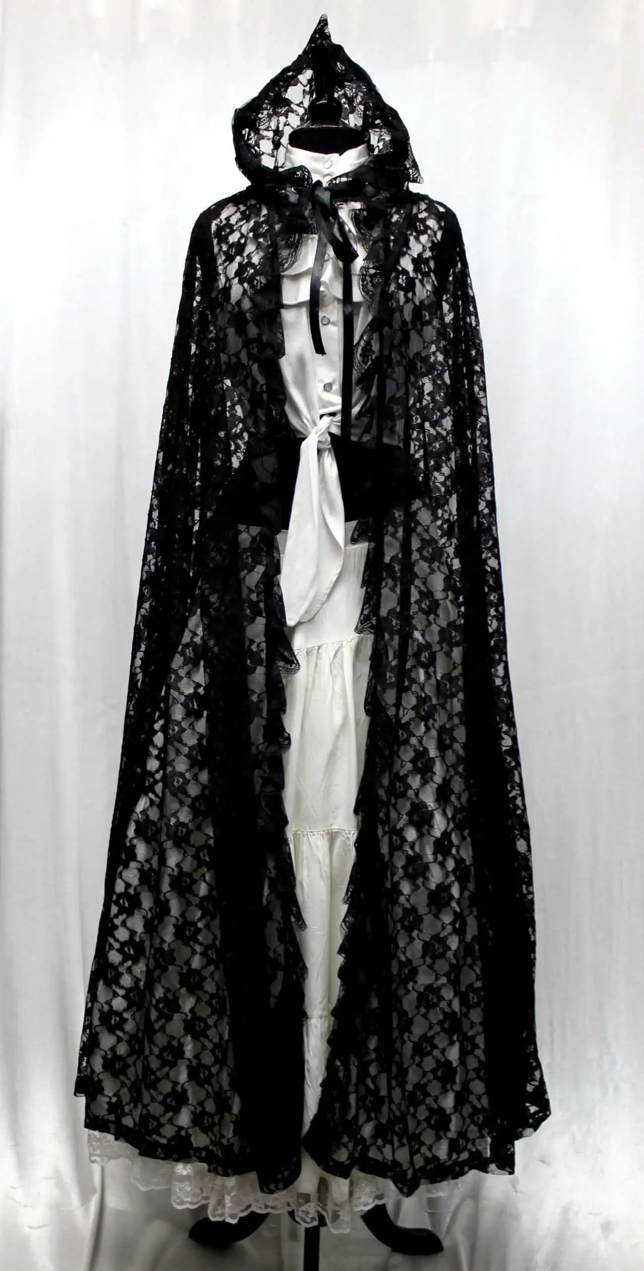LACE CAPE - BLACK LACE - Image 4