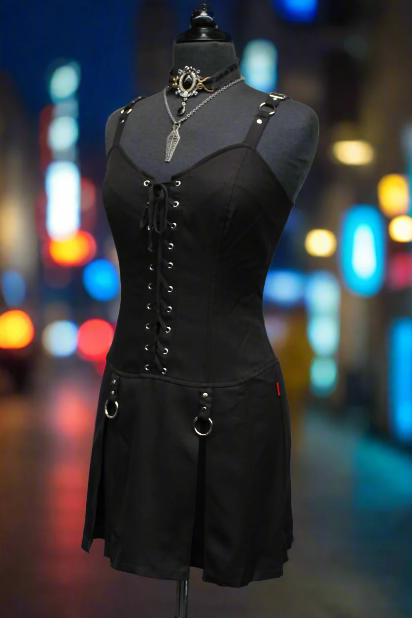 PUNKY LACE-UP DRESS