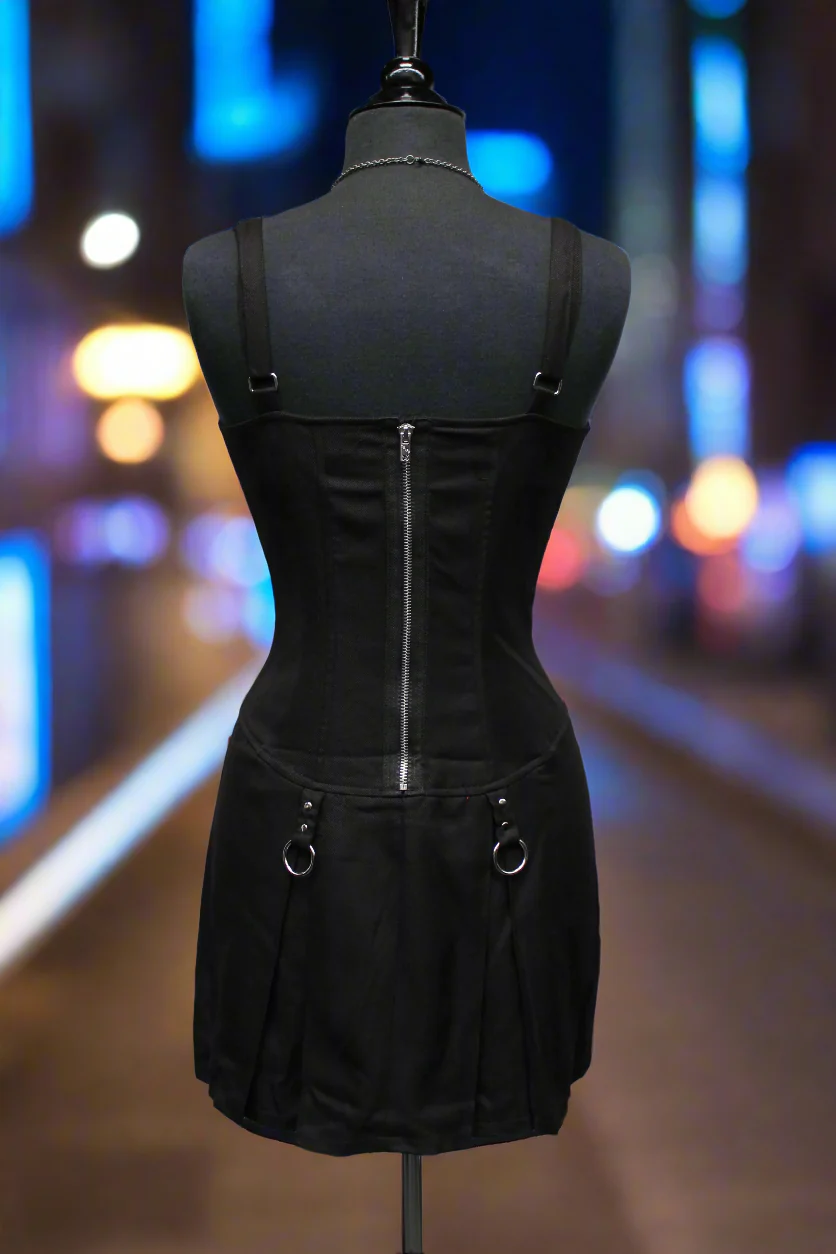PUNKY LACE-UP DRESS - Image 3
