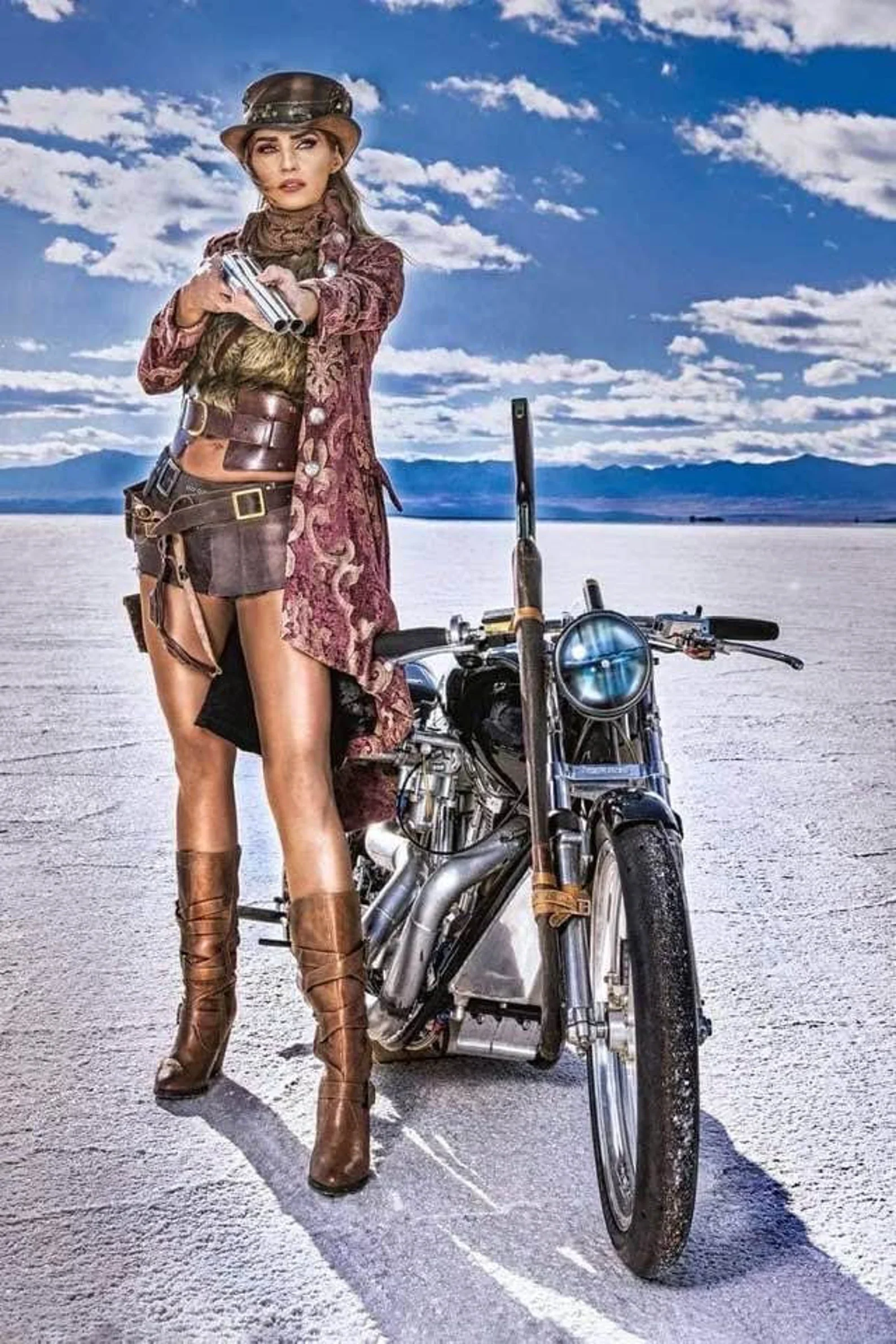 LIONHEART COAT - GOLD ON ANTIQUE ROSE - Image 4