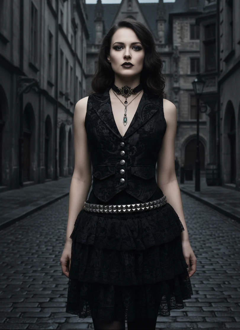 MARQUESA VEST - BLACK TAPESTRY - Image 4