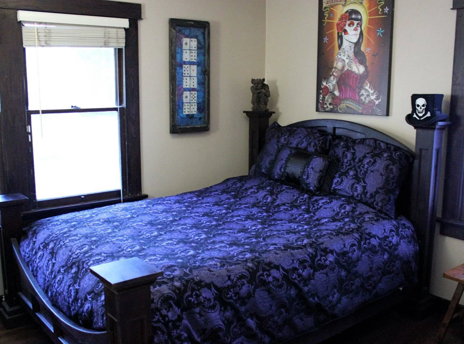 MEDIEVAL TAPESTRY DUVET AND PILLOW SET  - PURPLE/BLACK TAPESTRY - KING SIZE - Image 4