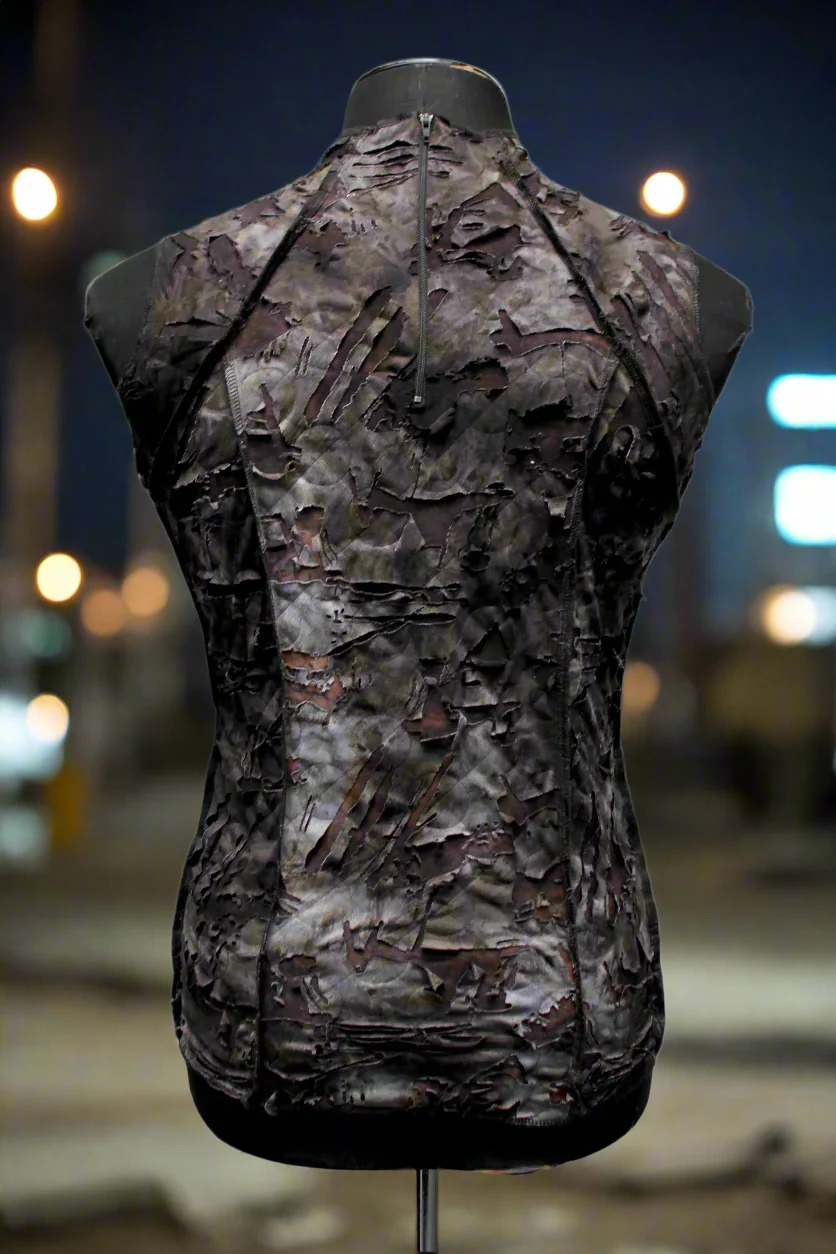 MEN'S FUTURE SHOCK SLEEVELESS T-SHIRT - GREY ZOMBIE - Image 4