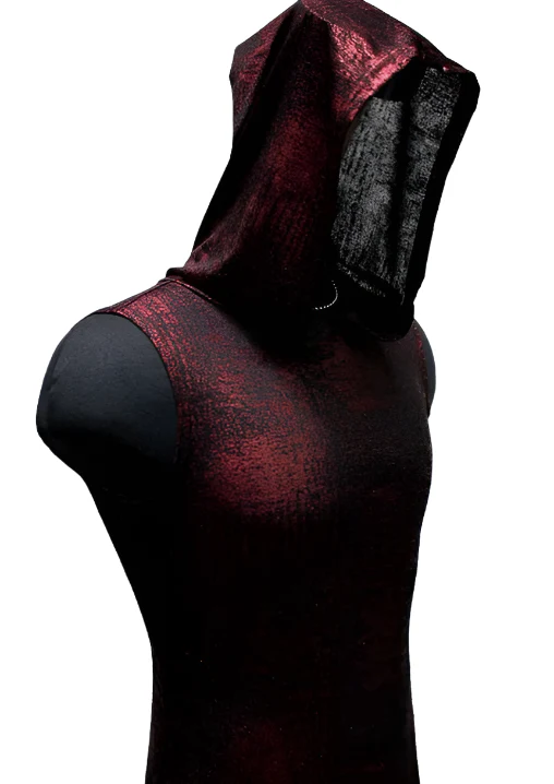 MEN'S HOODIE T - METALLIC RED - Image 3