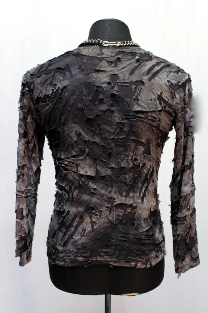 MEN'S LONG SLEEVE TEE - ZOMBIE FABRIC - Image 3
