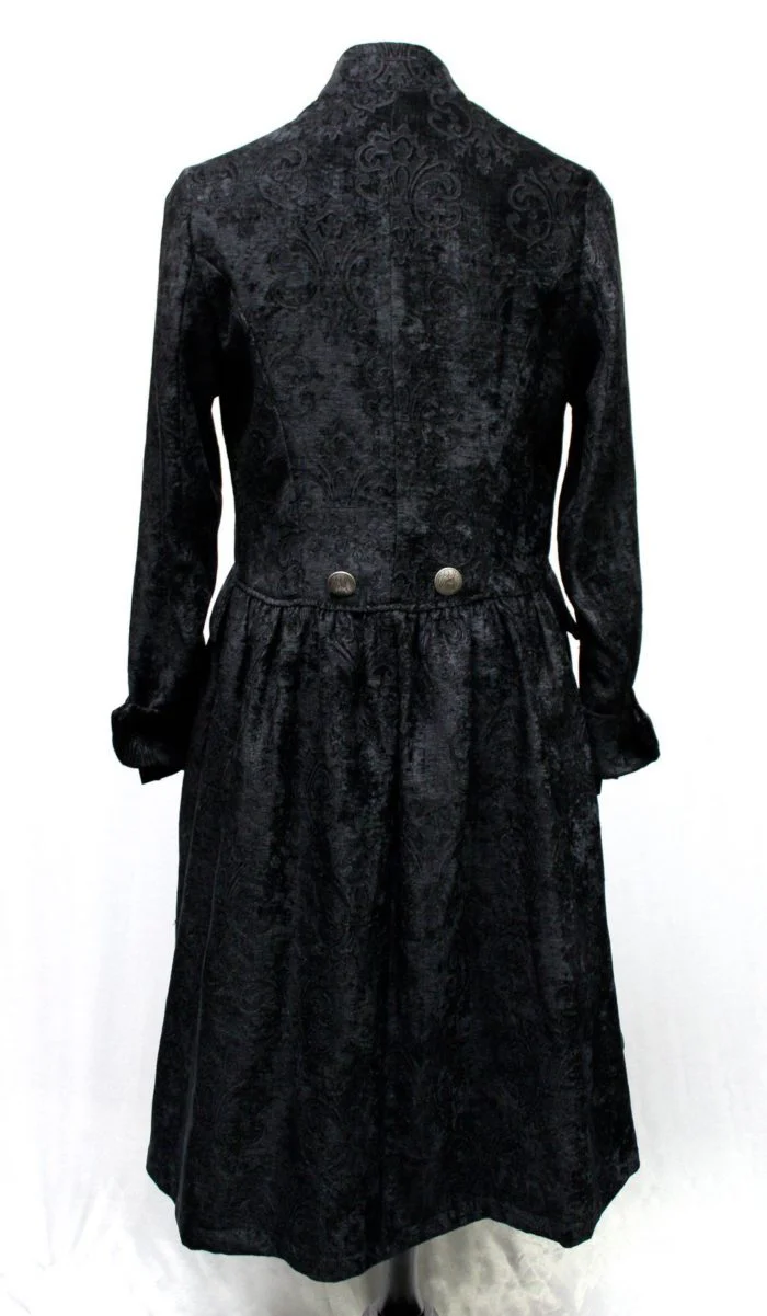 ORDER OF THE DRAGON COAT - BLACK VELVET BROCADE - Image 7