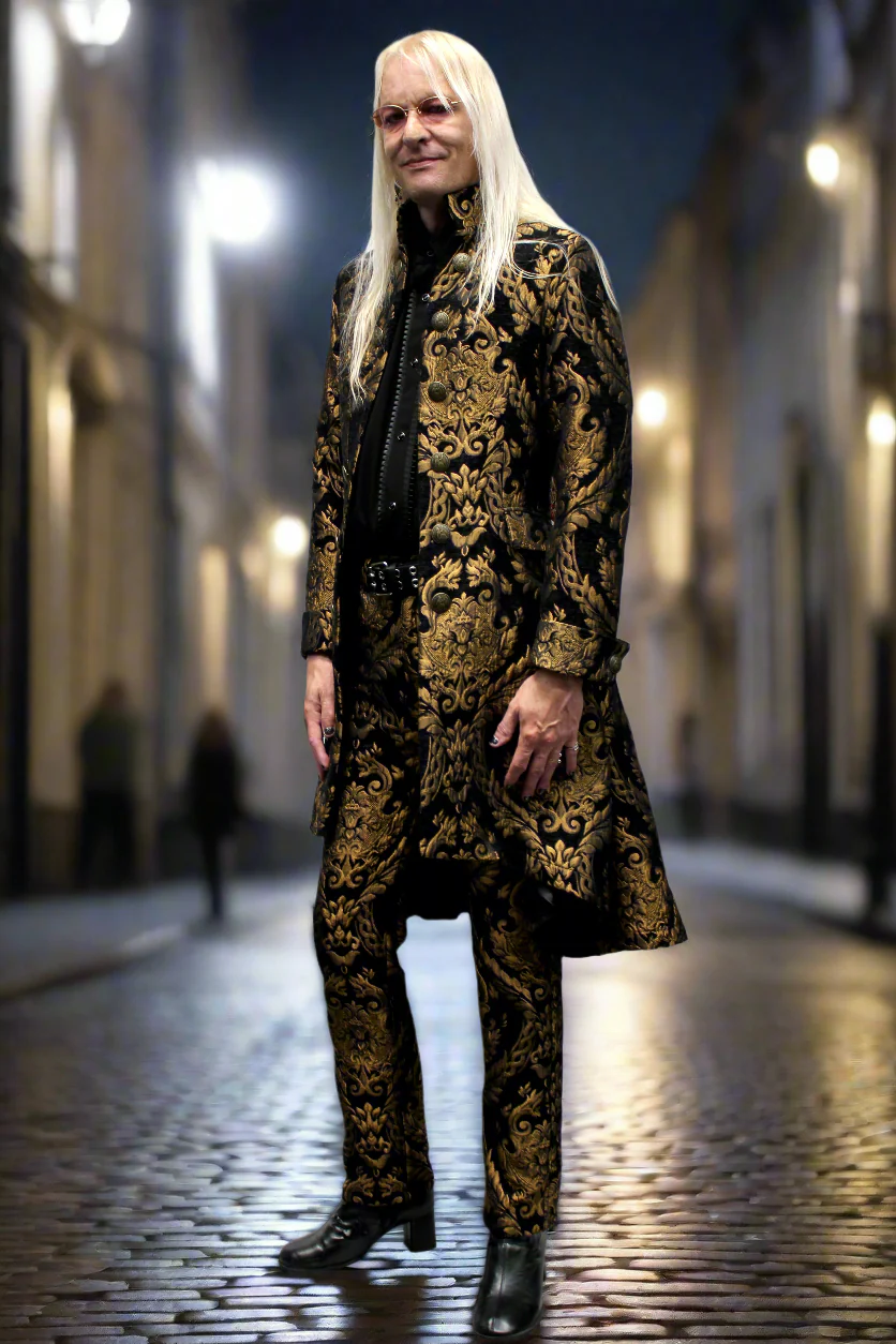 ORDER OF THE DRAGON COAT - GOLD/BLACK TAPESTRY - Image 3