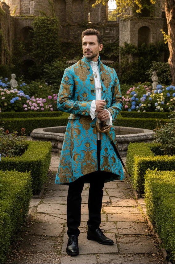 ORDER OF THE DRAGON - TURQUOISE/GOLD - Image 8