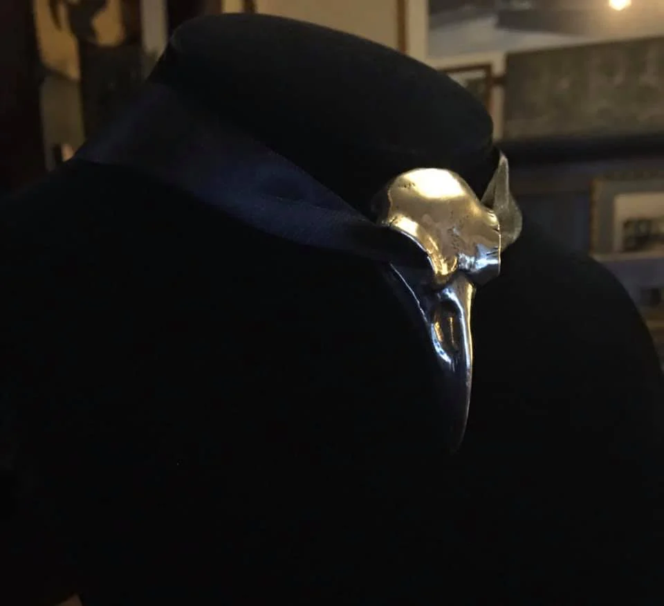RAVEN SKULL CHOKER - Image 3
