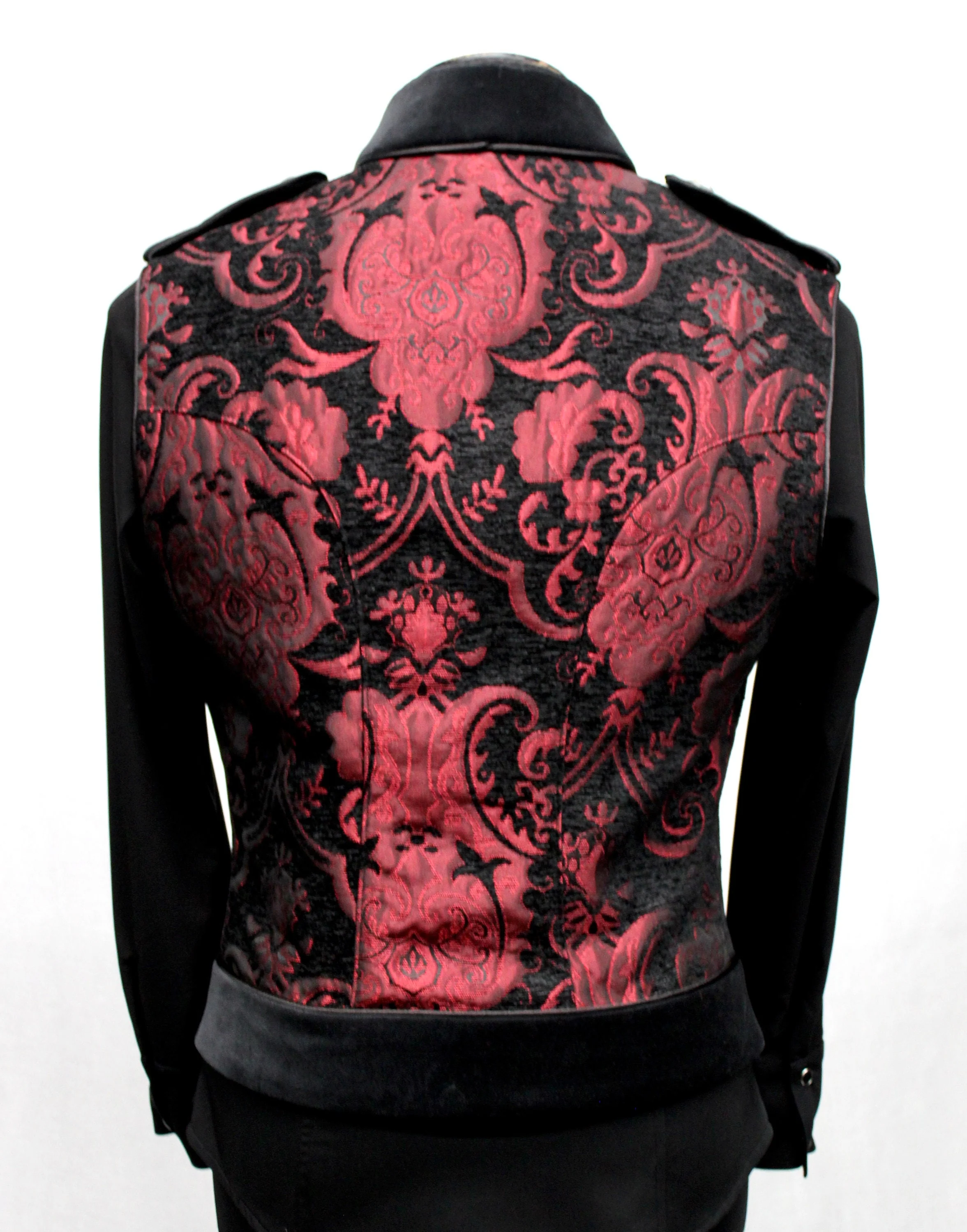 ROYAL MARINE VEST -Red/Black Tapestry - Image 4
