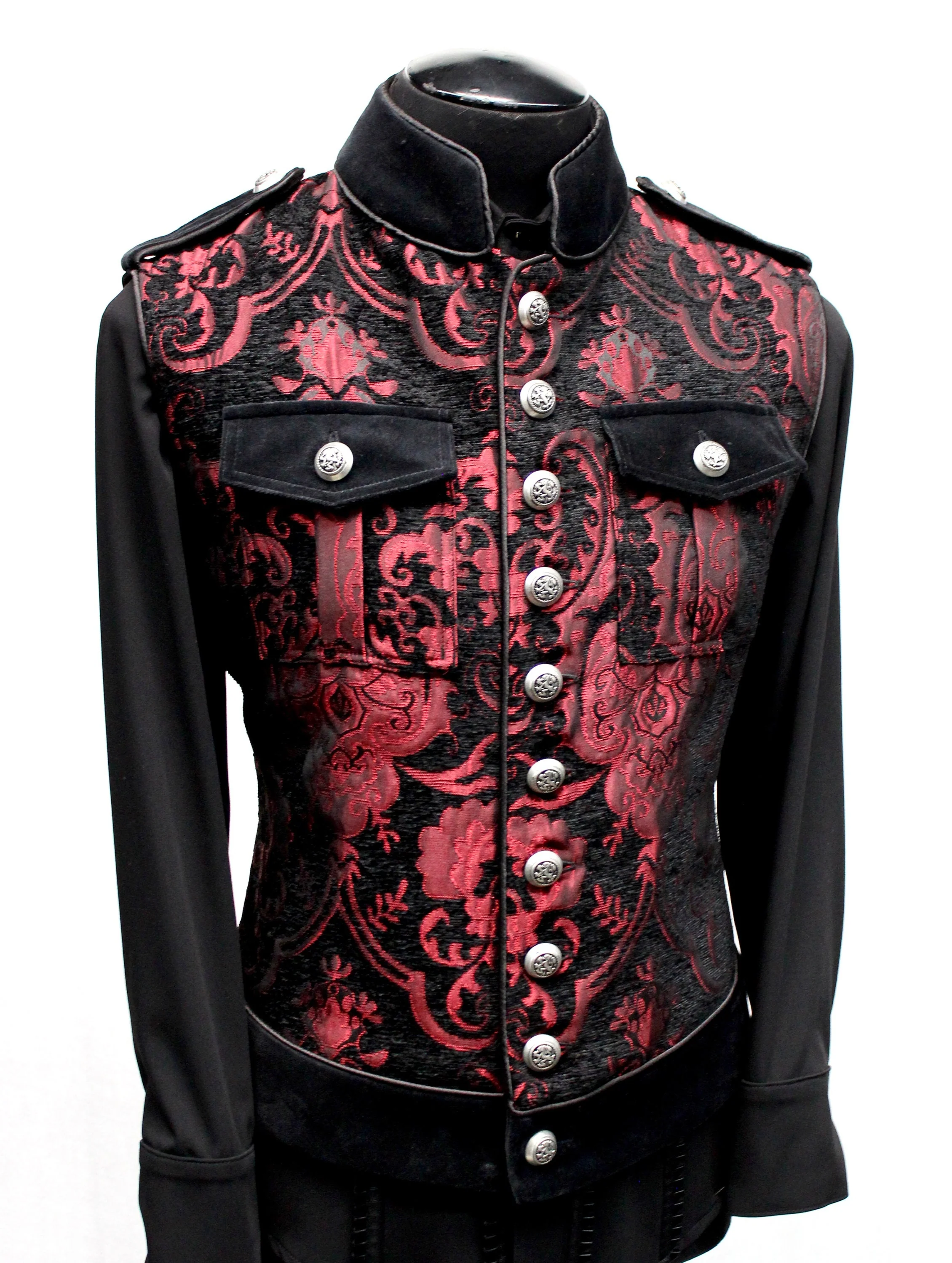 ROYAL MARINE VEST -Red/Black Tapestry - Image 5
