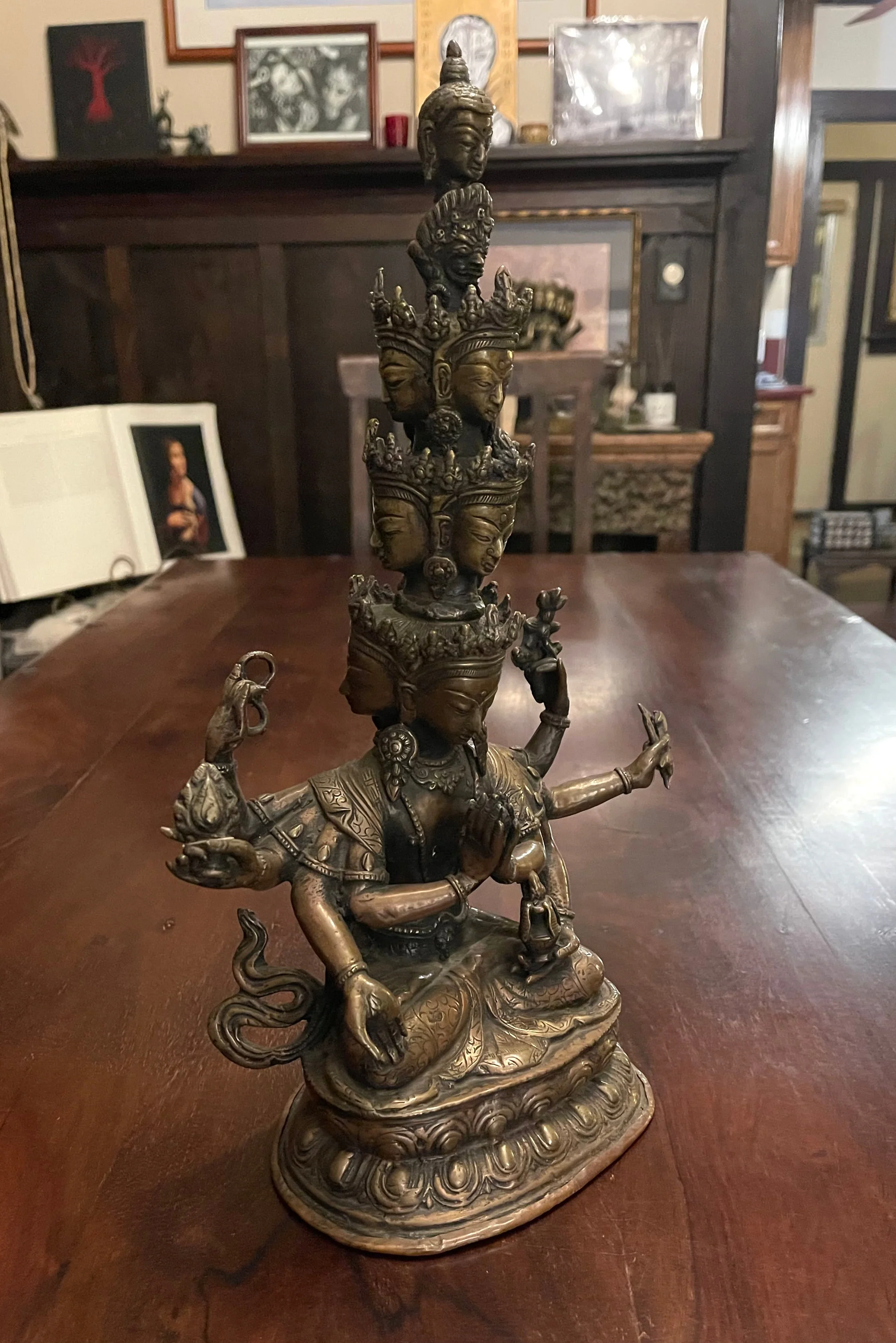 SHAKTI ANTIQUE BRONZE STATUE - Image 2