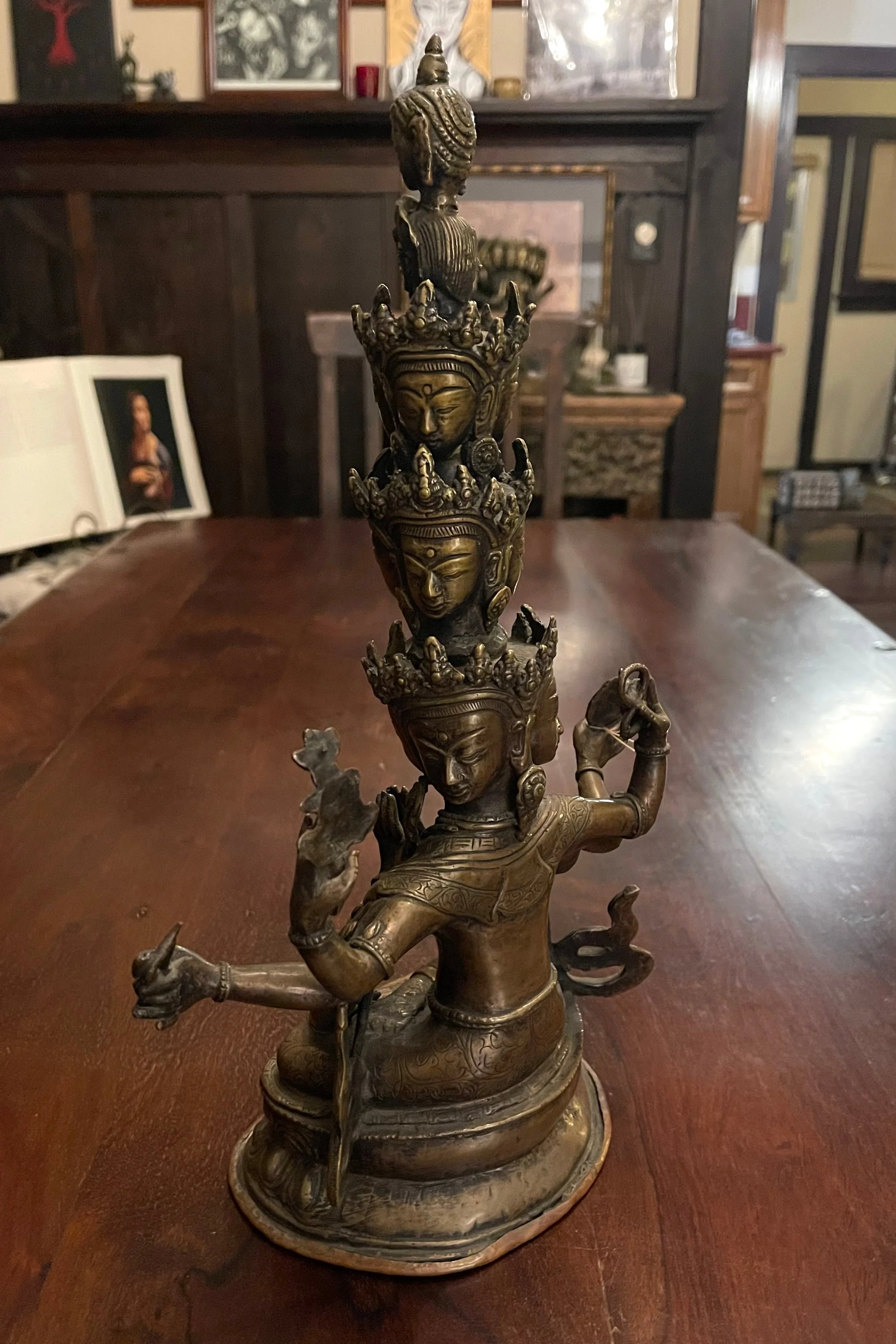 SHAKTI ANTIQUE BRONZE STATUE - Image 4