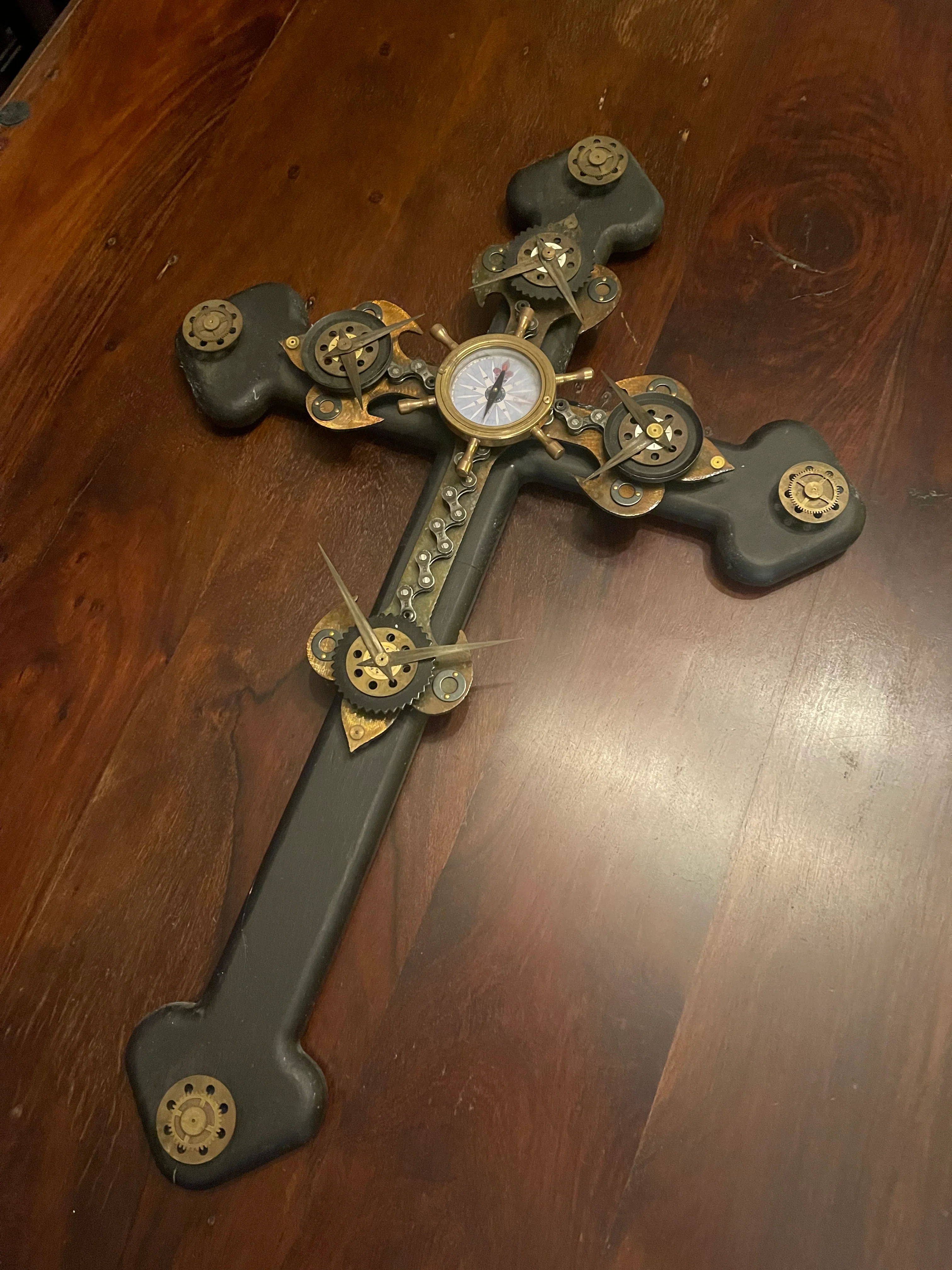 STEAMPUNK WALL CROSS - Image 2
