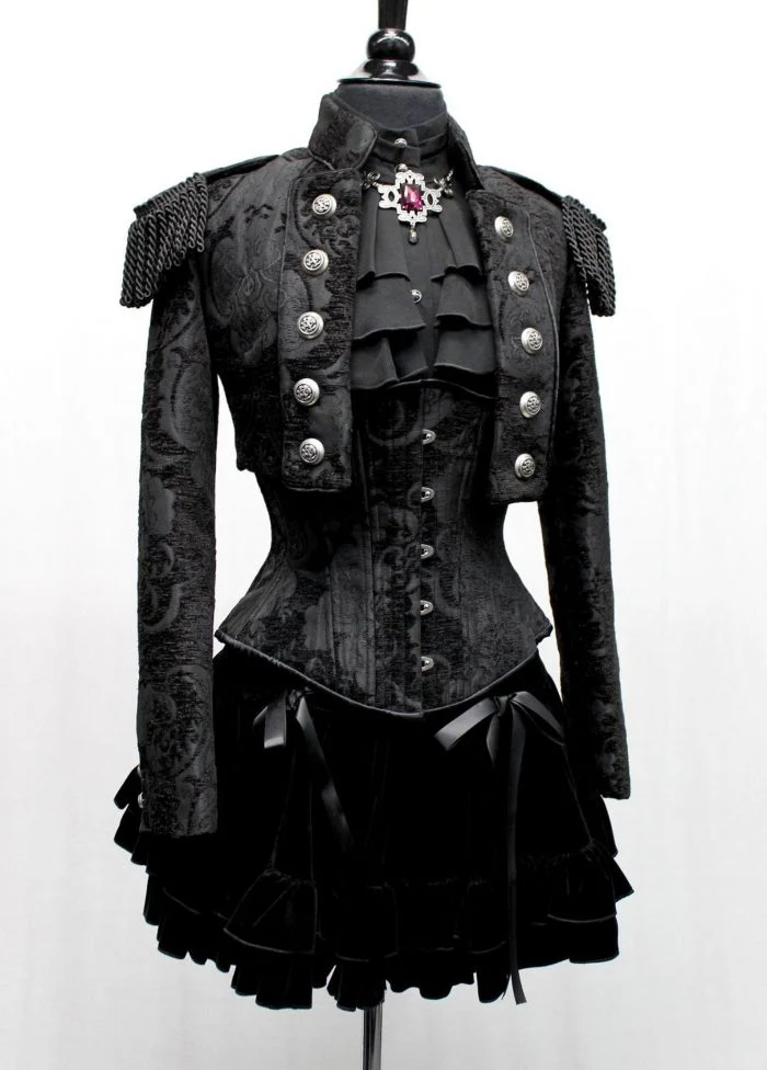 TAPESTRY CORSET - BLACK TAPESTRY - Image 4