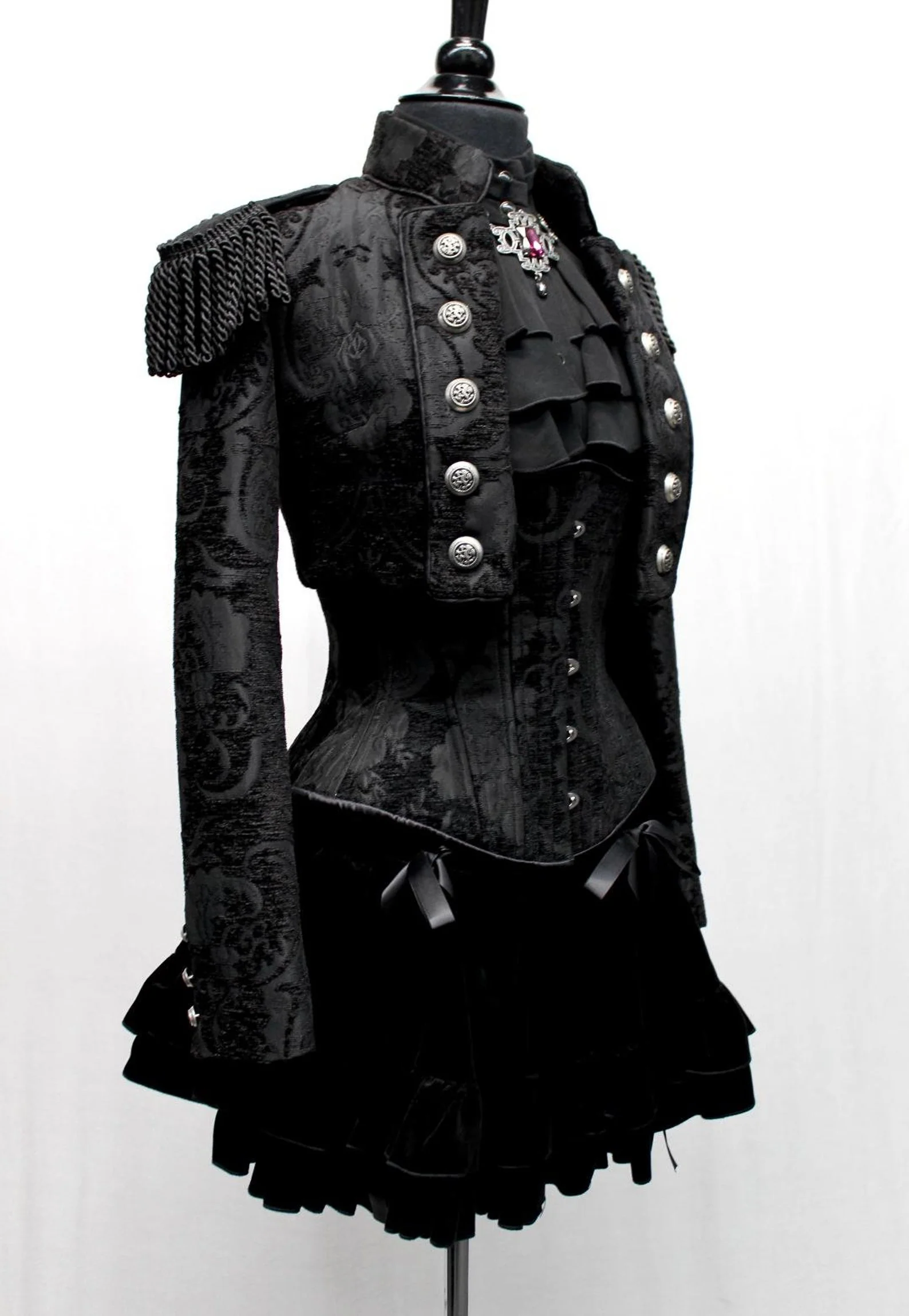 TAPESTRY CORSET - BLACK TAPESTRY - Image 5