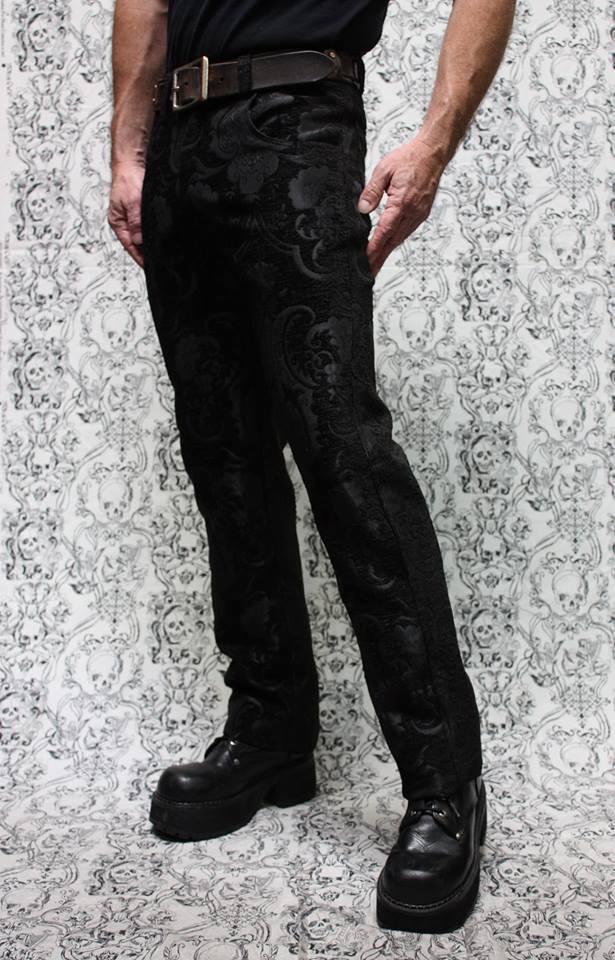 TAPESTRY PANTS - BLACK - Image 8